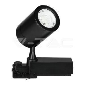 Faretto led su binario 35w luce naturale nero  211286