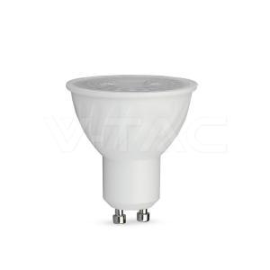 Led faretto cree chip 6w gu10 ripple plastica 3000k 110° – sku 211926