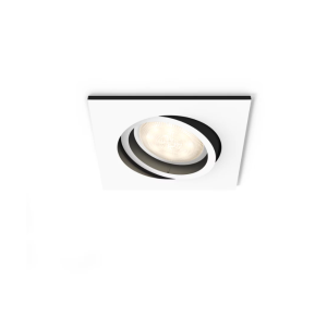 Faretto da incasso smart philips connesso 9x9 cm 33860900 orientabile