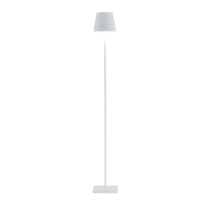 Lampada a terra senza fili bianca  5.5w 3 livelli luce calda -  ld1390b3