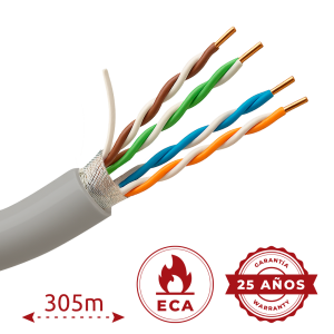 Cavo rete uftp cat6 1m  - ftp6-305-bc-eca