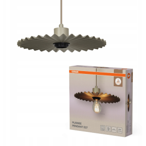 Lampada a sospensione e27 beige ø30cm  - lum461071