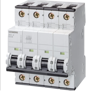 Interruttore magnetotermico  4 poli 10a curva c  outlet - 5sy64107/v