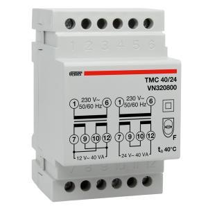 Trasformatore sicurezza din 40va 3 moduli  vn320800