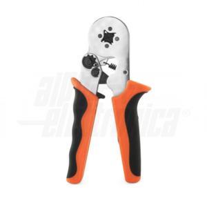 Pinza aggraffatrice per terminali a bussola con sezioni da 0,25 a 6mm²  alpha -  98-119
