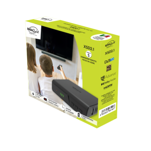 Decoder digitale terrestre con telecomando fhd1080p dvb-t2 hdmi // scart - ricd1237