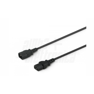 Cavo alimentazione spina 1,5m iec320 c14  presa iec320 c13 alpha -  23-028b/1