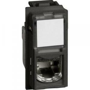 Living now connettore rj45 categoria 6a stp connessione tipo toolless idc 1 modulo colore nero kg4279c6as