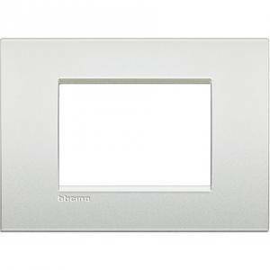 Livinglight air  placca 3 moduli colore bianco perla lnc4803pr