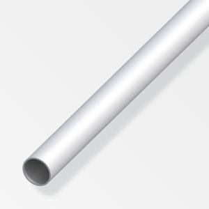 Tubo tondo alfer aluminium 10x1mm lunghezza 2m argento - 05023