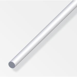 Barra tonda alfer aluminium diametro 4mm lunghezza 1m argento - 01033
