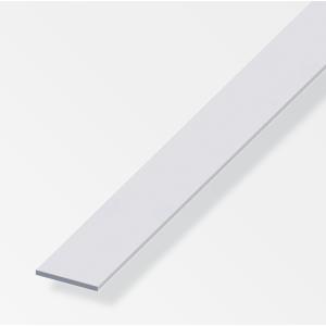 Barra piatta  aluminium 20x5mm lunghezza 1m argento - 01011