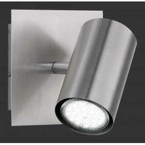 Italia marley lampada da parete orientabile 25w attacco gu10 colore nichel opaco materiale metallo 802400107