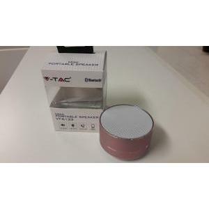 Mini speaker bluetooth 3w colore rosa vt-6133 7715