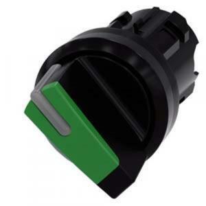 Selettore illuminabile rotondo 22mm 2 posizioni in plastica colore verde 3su1002-2bf40-0aa0 3su10022bf400aa0