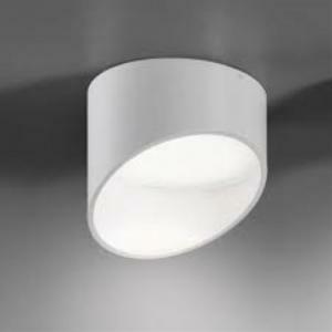 Mine lampada da parete e soffitto led 12w luce calda 3000k in alluminio colore bianco ld0095b3