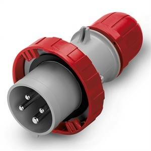Spina mobile 3p+t ip66/67 32a colore rosso 218.3236