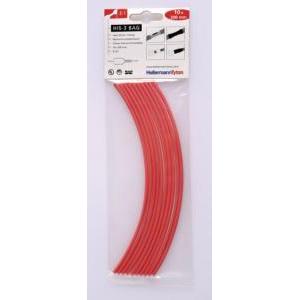 Guaina termorestringente rossa fino a 3:1 in sacchetti 308-30311