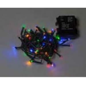 Luci natalizie 50 mini led a batteria multicolor 5mt ip44 uso esterno/interno 51-150
