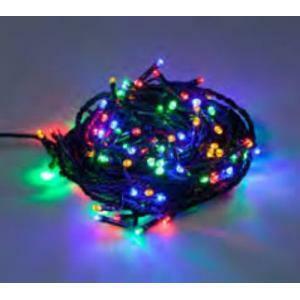 Luci natalizie 240 luci led prolungabili multicolor con telecomando ir e memoria ip44 uso esterno/interno 53-240