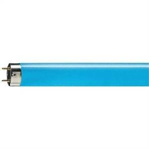 Lampadina tubo neon t8 58w 150cm colore blu 5818b