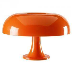 Lampada da tavolo nesso arancio lucido e14 0056050a