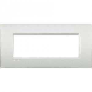 Livinglight air  placca 7 moduli colore bianco perla lnc4807pr