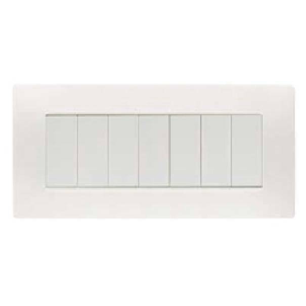 SIMON URMET SIMON URMET FLEXA NEA PLACCA 7 POSTI COLORE BIANCO 11807.BN