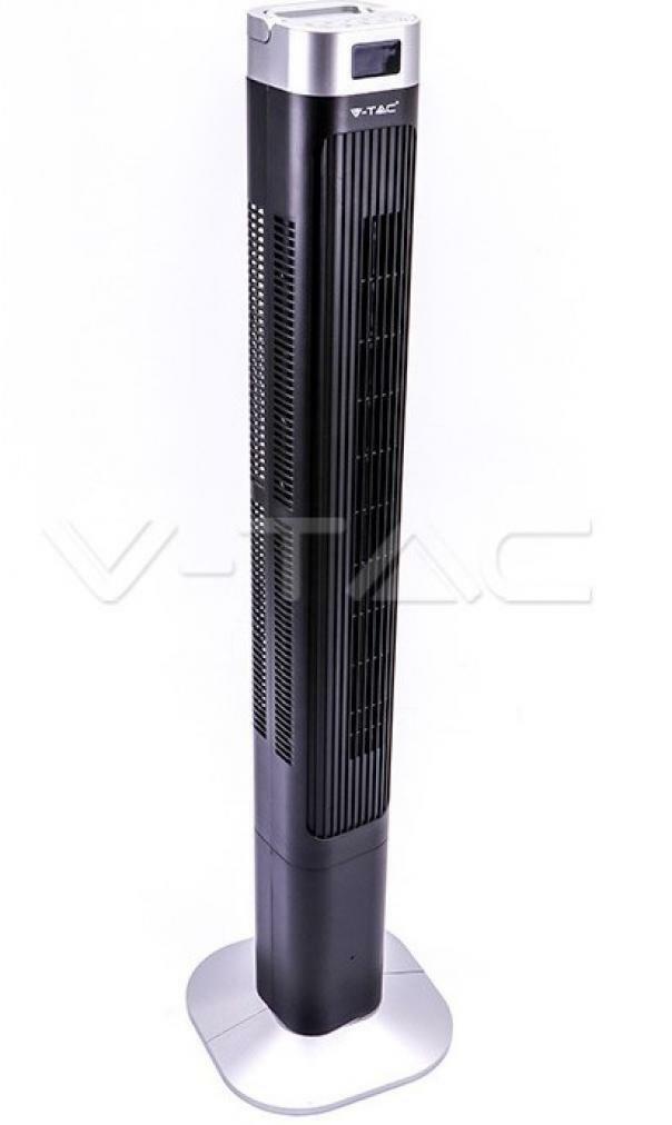 v-tac v-tac ventilatore led 55w 116cm con display e telecomando  7901