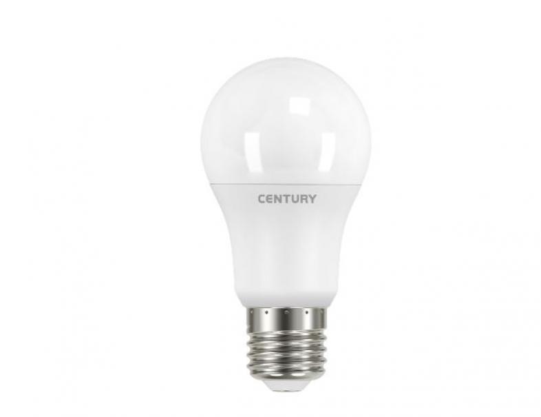 century century harmony 95 lampadina led a goccia 10w attacco grande e27 luce calda 2700k colore bianca hrg3-102727