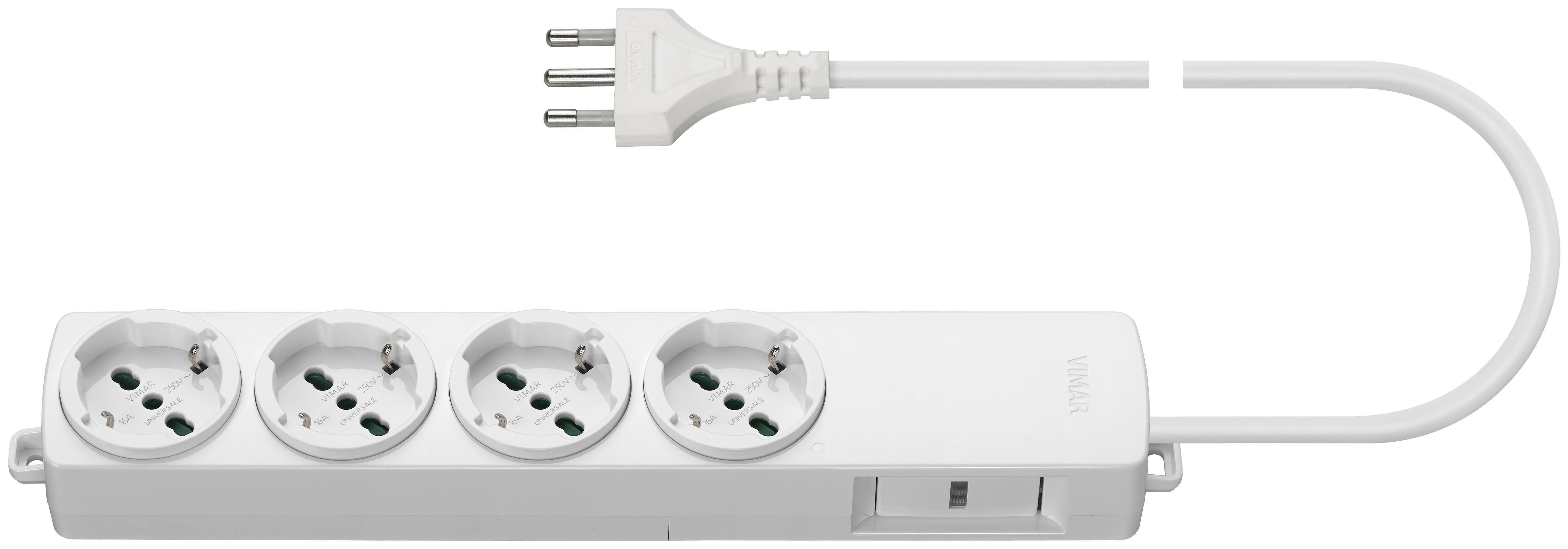 Presa Elettrica EKONOMIK Bianca – 250V/16A, Serie Con Morsetti A Innesto, Incl. Cornice - 5