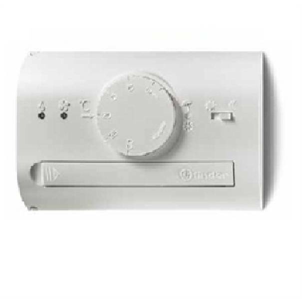 finder finder termostato elettronico a batteria a parete bianco 1t4190030000