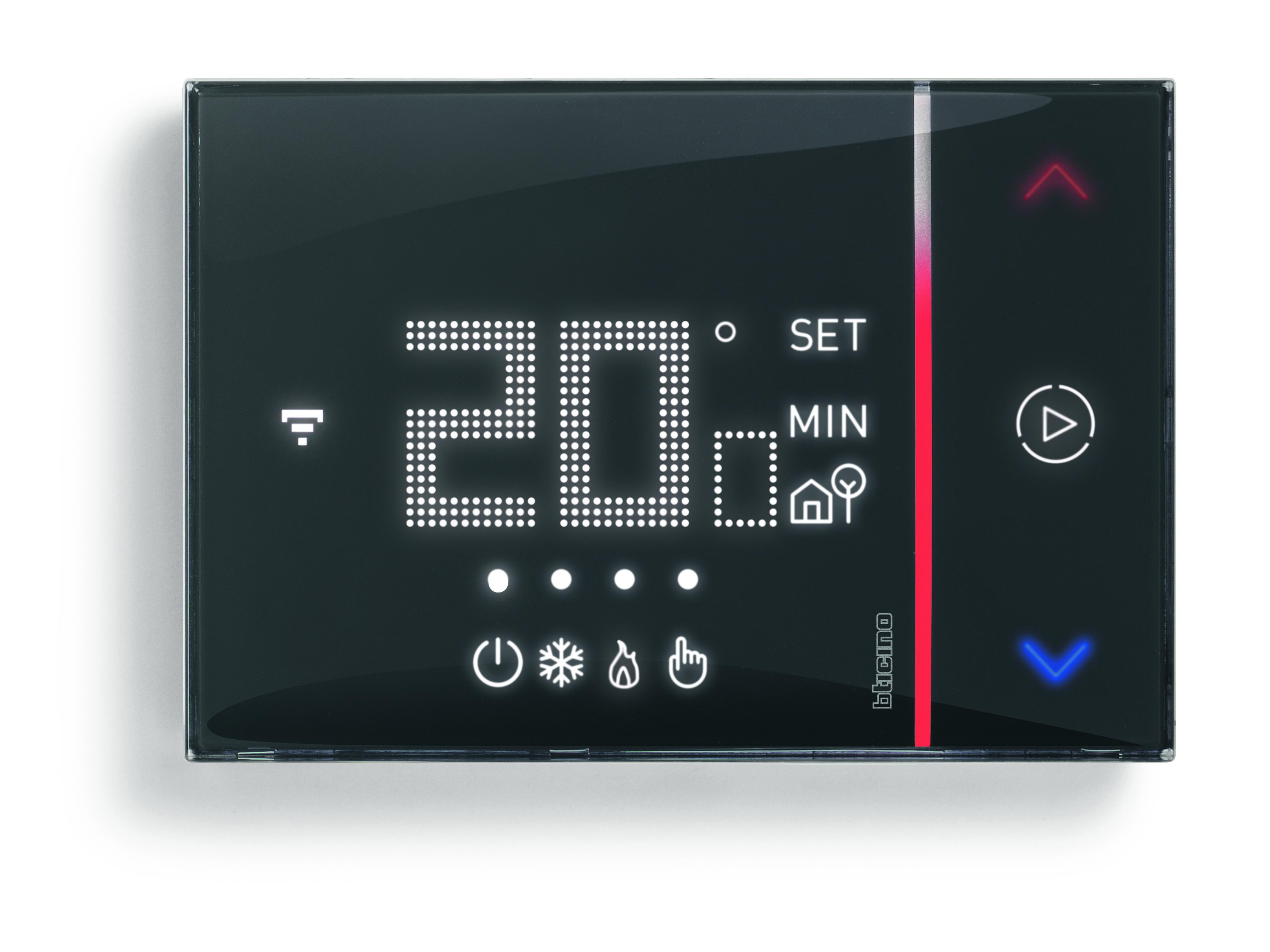 bticino bticino termostato connesso da incasso smarther 2 nero xg8002