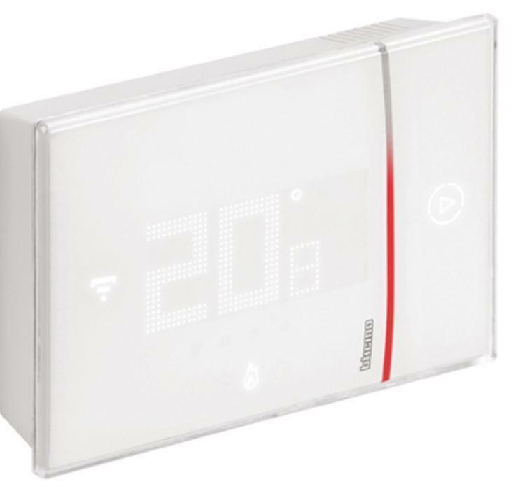 bticino bticno termostato connesso da parete smarther 2 bianco xw8002w