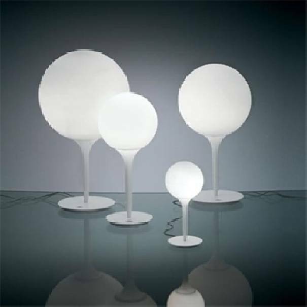 artemide artemide lampada da tavolo sfera castore diametro 35cm 1049010a