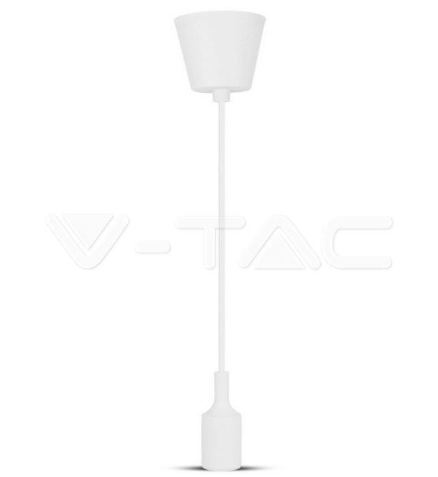 Lampadario in silicone V-tac con portalampada E27 bianco VT-7228 - 3477 01