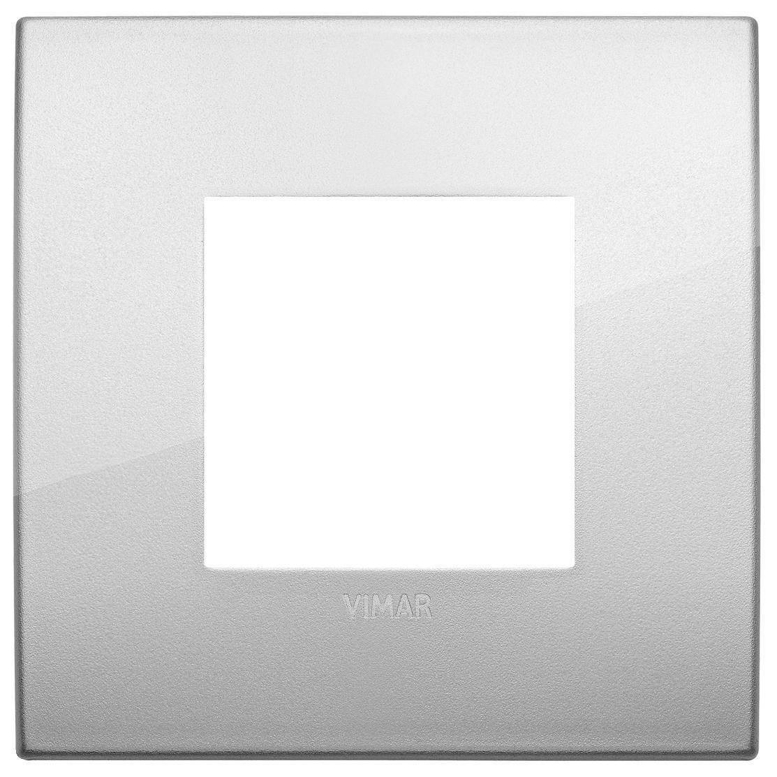 vimar vimar arke' placca classic 2m argento 19642.03