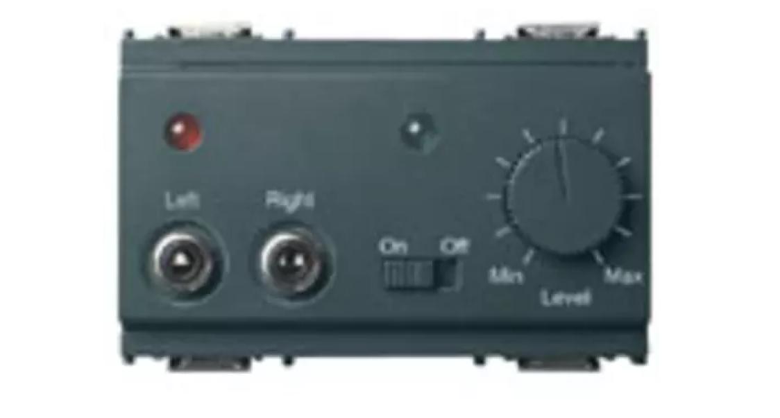 Modulo centrale Vimar stereo 24V grigio - 16661 01