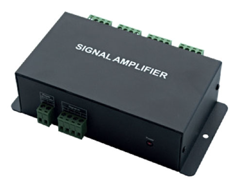 Amplificatore per centraline RGB Ledco 12/24V max 12A nero - CT420 01