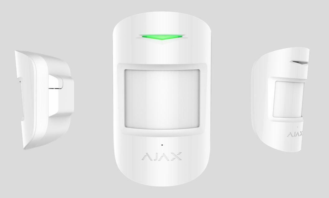 ajax ajax rilevatore rottura vetri + movimento wireless bianco aj-combiprotect-w 38097