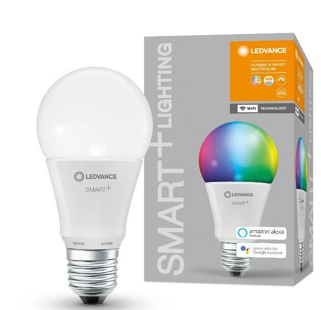 ledvance ledvance lampadina smart+ wifi multicolor classic e27 14w 2700/6500k hs smt485518wf