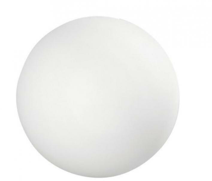 decorative linea light lampada da terra oh! bianca diametro 550 1xe27 lampadina esclusa 16162