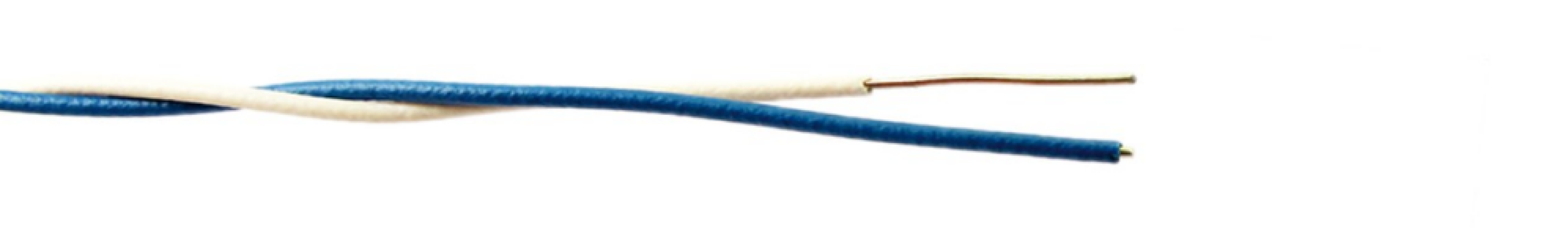 Cavi telefonici G.Ecol.Cables 2x0.6 diametro 1.2mm da 250m bianco blu - PERMUT-BL/B250 01