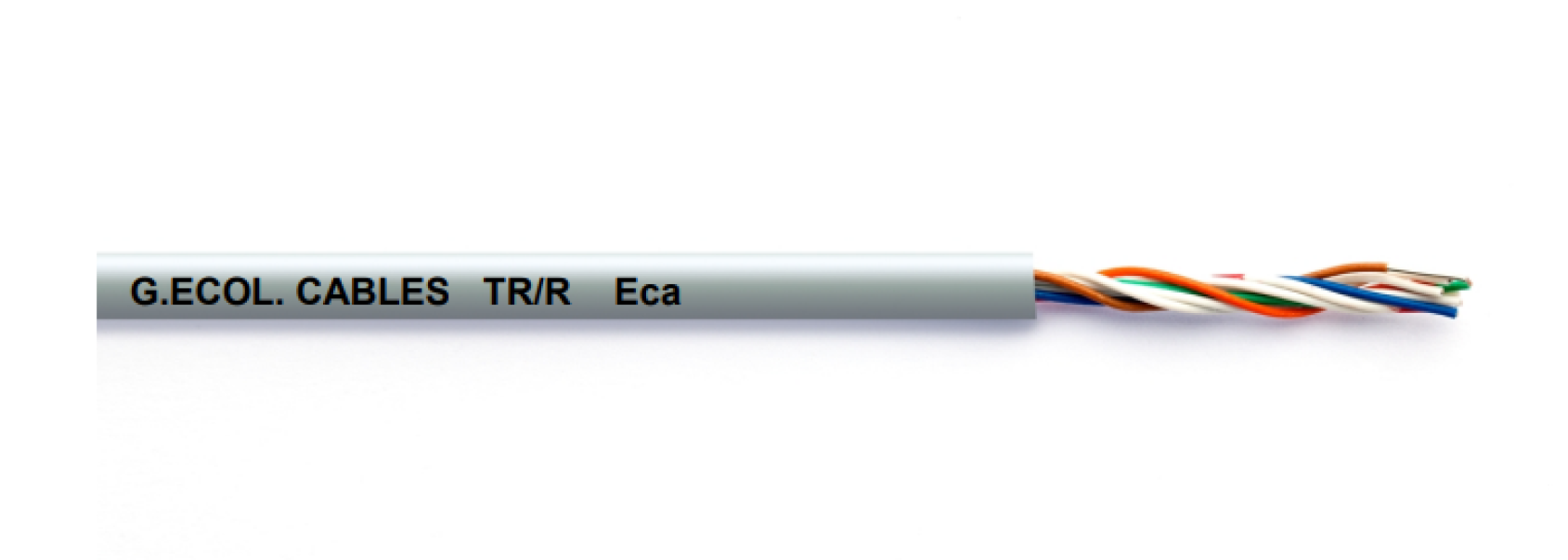 Cavo telefonico G.Ecol.Cables diametro 0.6mm da 250m grigio - TRR-3C/B250 01