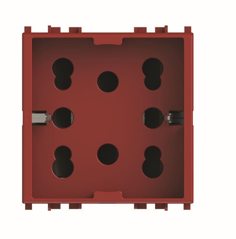4 box 4 box side presa per vimar eikon rossa 4b.v20r.h21