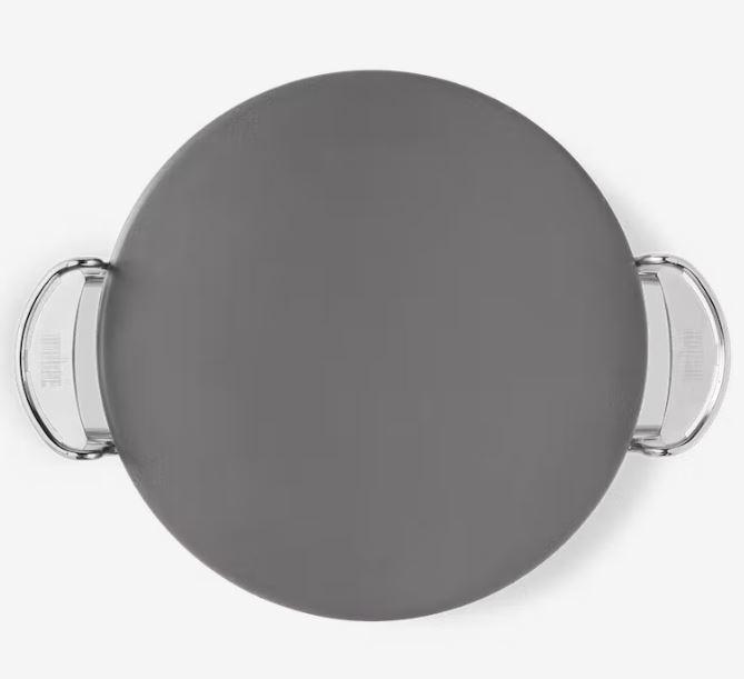 Küchenprofi BBQ Dutch Oven Ghisa | 7,5 L 30 Cm | Senza Piedini | Pentola In Ghisa Con Coperchio Sollevatore, Per Barbecue, Braciere, Tutti I Piani Cottura (con Induzione) E Forno