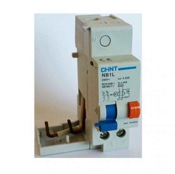 chint chint blocco differenziale tipo a 2p 40a 30ma nb1-63h 51600