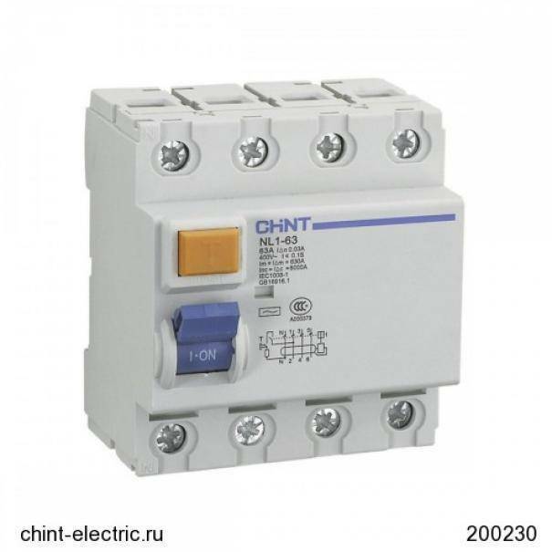 chint chint differenziale puro tipo ac 1p+n  25a 30ma 200230 61432