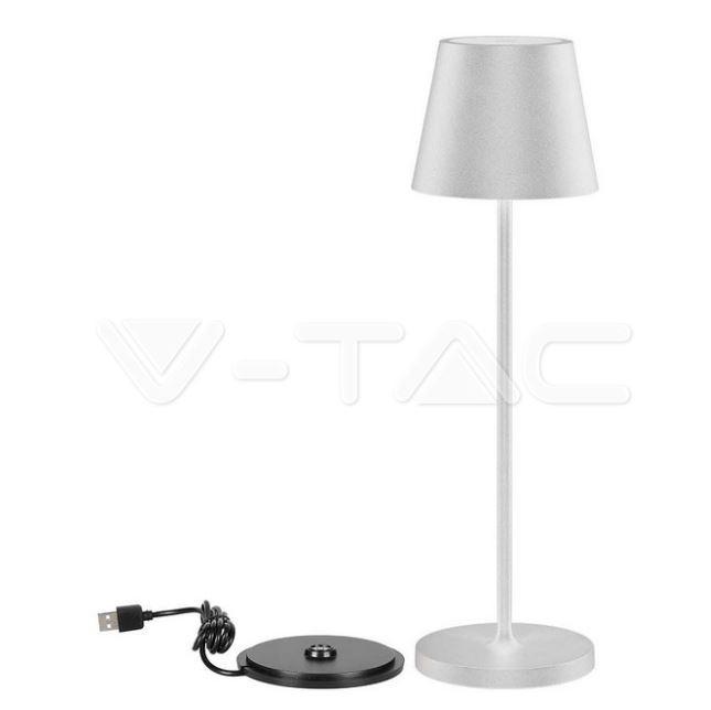 Lampada led da tavolo V-tac 2W 3000K IP54 bianco VT-7522 -7651 01
