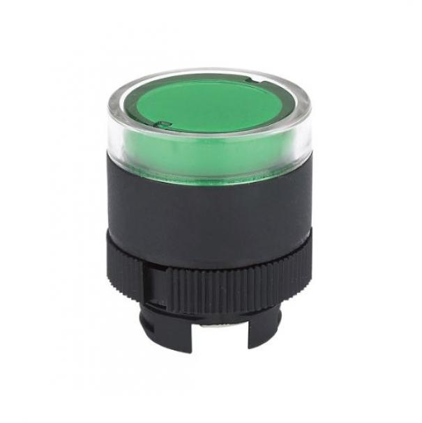 chint pulsante plastico chint np2-ew33 574206 -rasato luminoso-verde-ad impulso